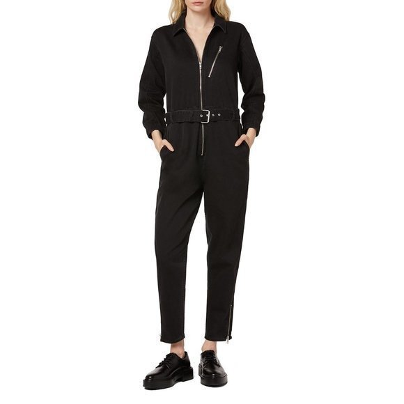 NWOT Joe's Jeans The CALIPSO BLACK DENIM JUMPSUIT SIZE M